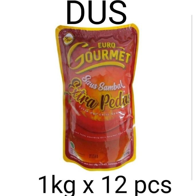 

Saus Sambal Euro Gourmet Extra Hot 1 kg perdus 12 pcs