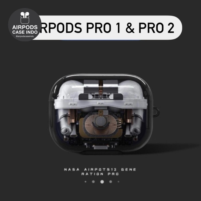 AIRPODS PRO MECHANICAL MACHINE TRANSPARENT SILICONE CASE AIRPODS PRO