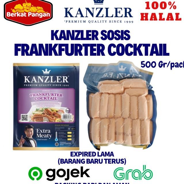 

Kanzler Sosis Beef Cotail Cheese Cotail Frankfurter Cotail 500Gr