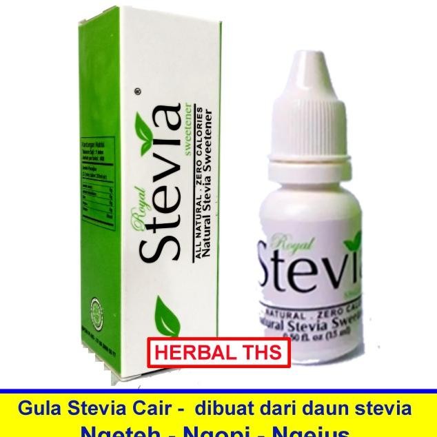 

Gula Stevia Stefia Cair Pemanis Ala Zero Cales Nol Kal