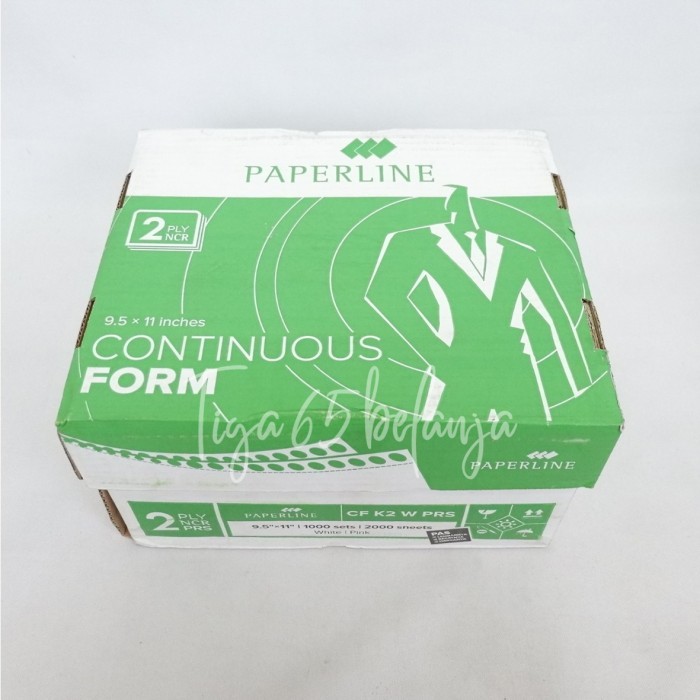 

CONTINUOUS FORM 2PLY I kertas komputer paperline 9.5 X 11 CF K2 W PRS