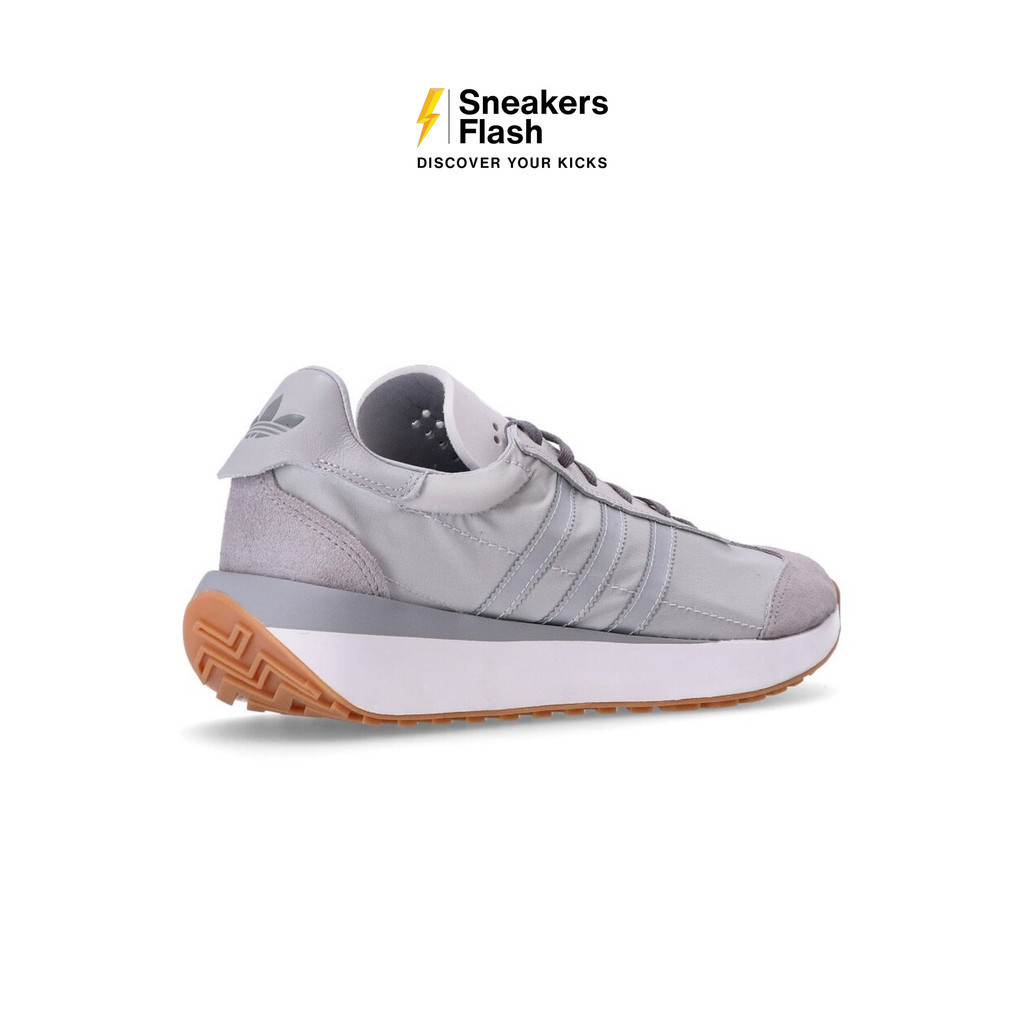 ADIDAS Country Xlg Grey Silver Metallic Sepatu Sneakers Pria - ID0365 - Size 46