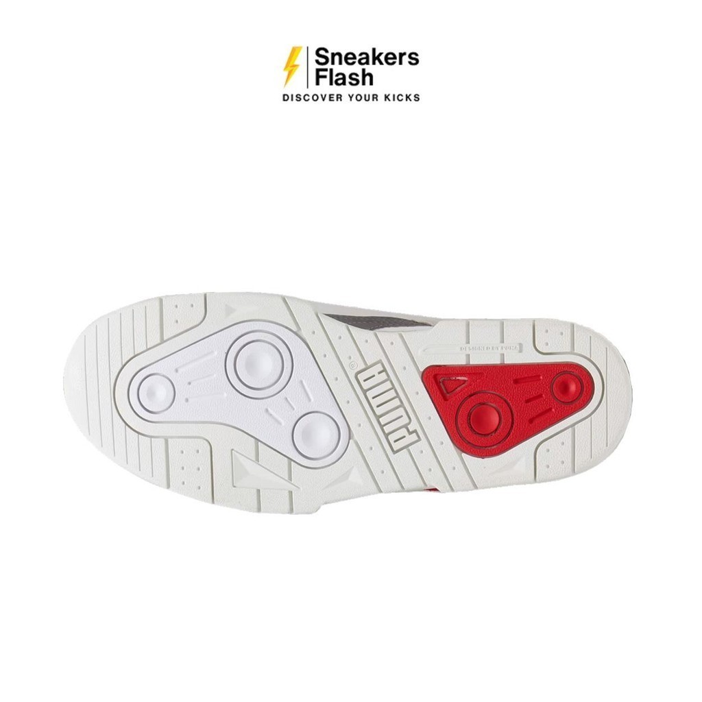 PUMA Ferrari Slipstream White Grey Sepatu Sneakers Pria - 30789702 - Size 47