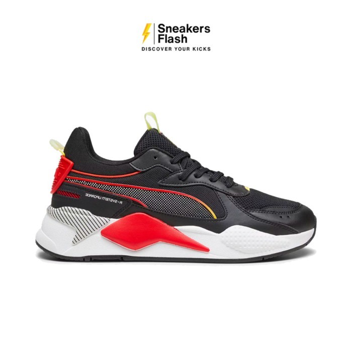 PUMA Rs-X 3D Black Red Sepatu Sneakers Pria - 39002507