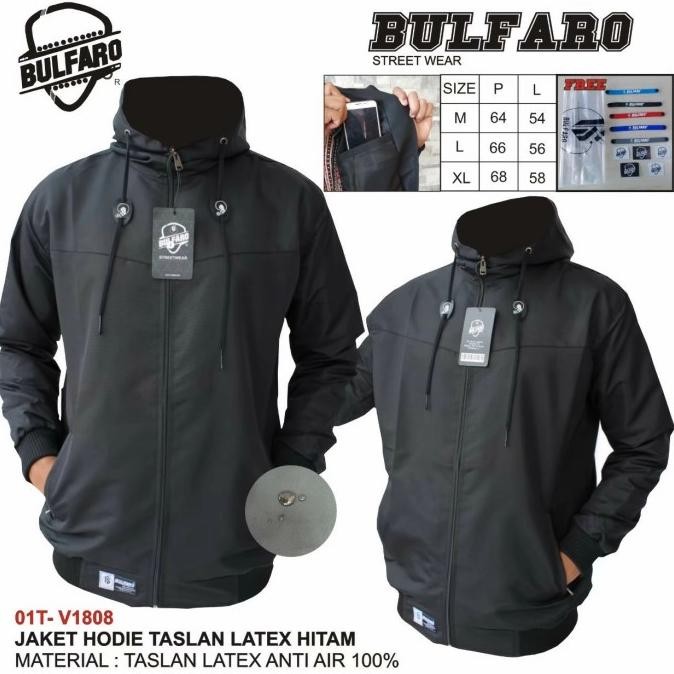 JAKET ANTI AIR ORIGINAL BULFARO 3 / JAKET PRIA / JAKET OUTDOOR PRIA