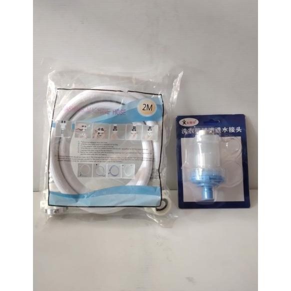 Diimitr Paket Hemat, Filter Air Dan Selang Mesin Cuci Lg Panasonic, Electrolux Mesin Cuci 1 Tabung (