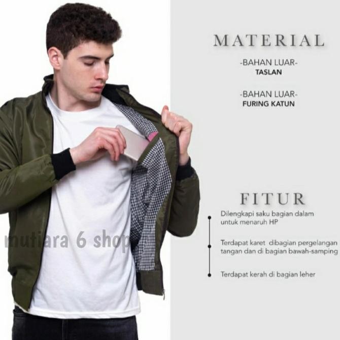 JAKET PRIA WATERPROF JAKET MOTOR ANTI AIR HEYLOOK