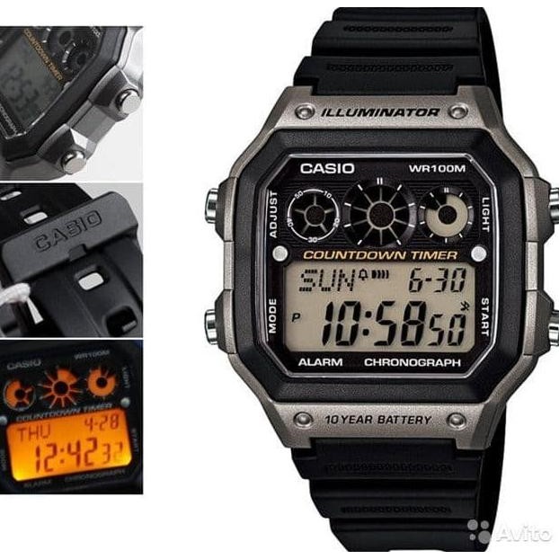 CASIO AE-1300WH-8AVDF AE-1300WH-8A JAM TANGAN