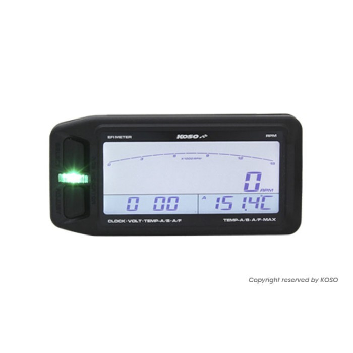 KOSO EFI Multi Meter RPM/TEMP/AFR/Clock Universal Type