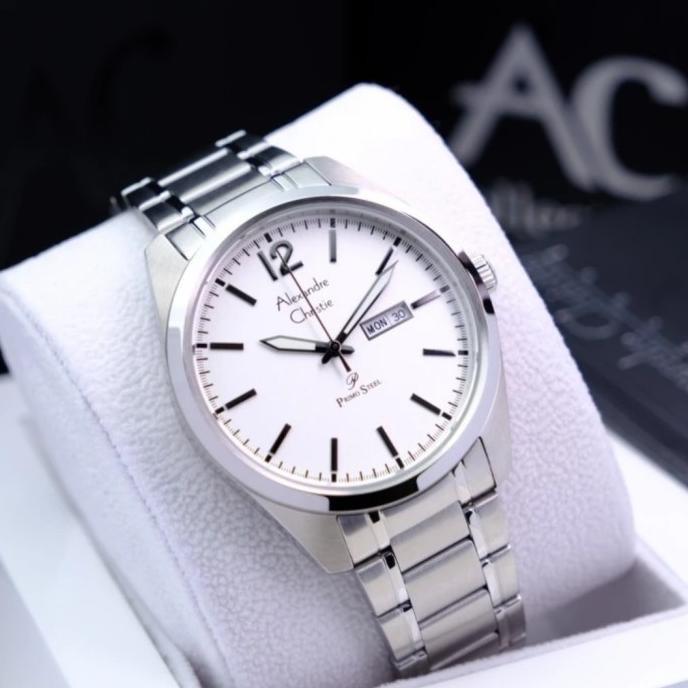ALEXANDRE CHRISTIE AC1012 AC 1012 JAM TANGAN PRIA LEATHER