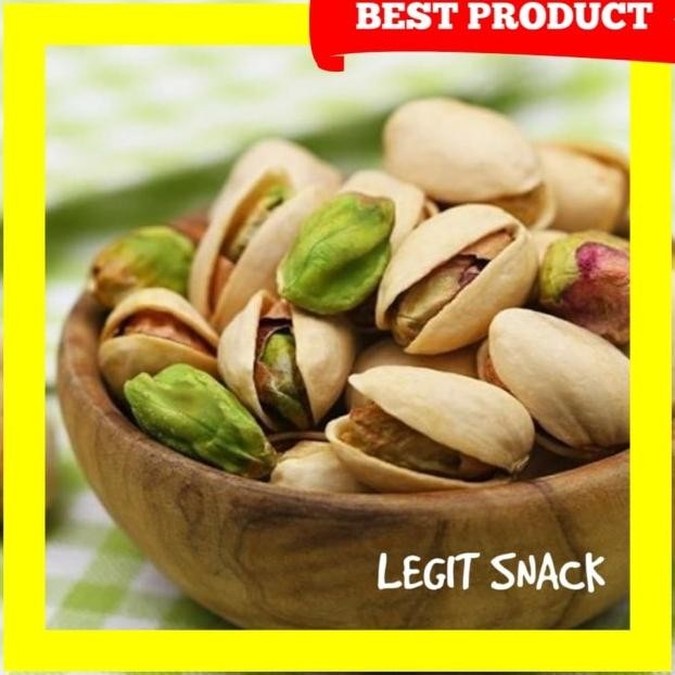 

Kacang Pistachio Panggang / Pistachios ( Fustuk ) 250Gr Ter