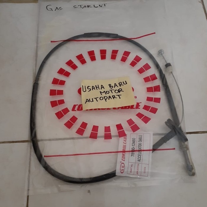 Kabel Gas Toyota Starlet Kapsul EP80 / EP81