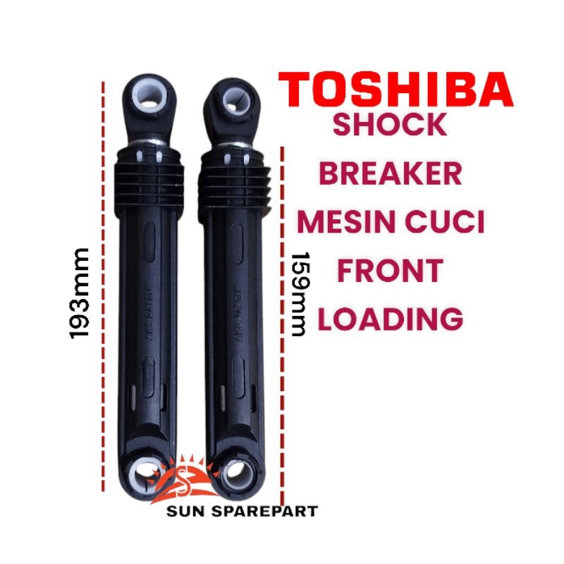 shock breaker mesin cuci Toshiba front loading
