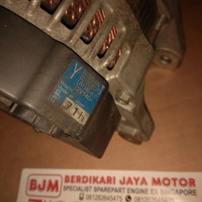 Alternator Dinamo Ampere Rubahan 140A Originall Nissan
