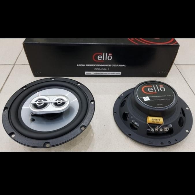 Cello Coaxial 1 ( Coaxial One )6.5" Speaker Mobil 3 Way Audio