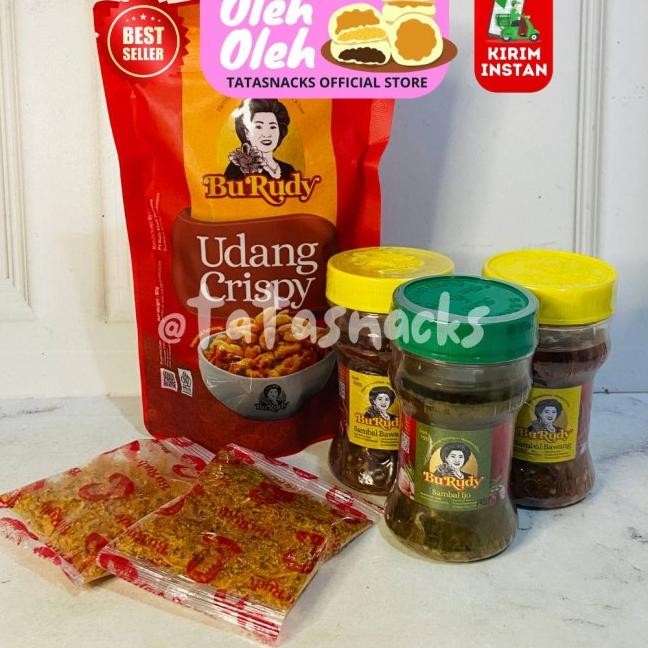 

Paket Sambal Bu Rudy C : 1 Udang + 2 Bawang + 1 Terasi/Ijo