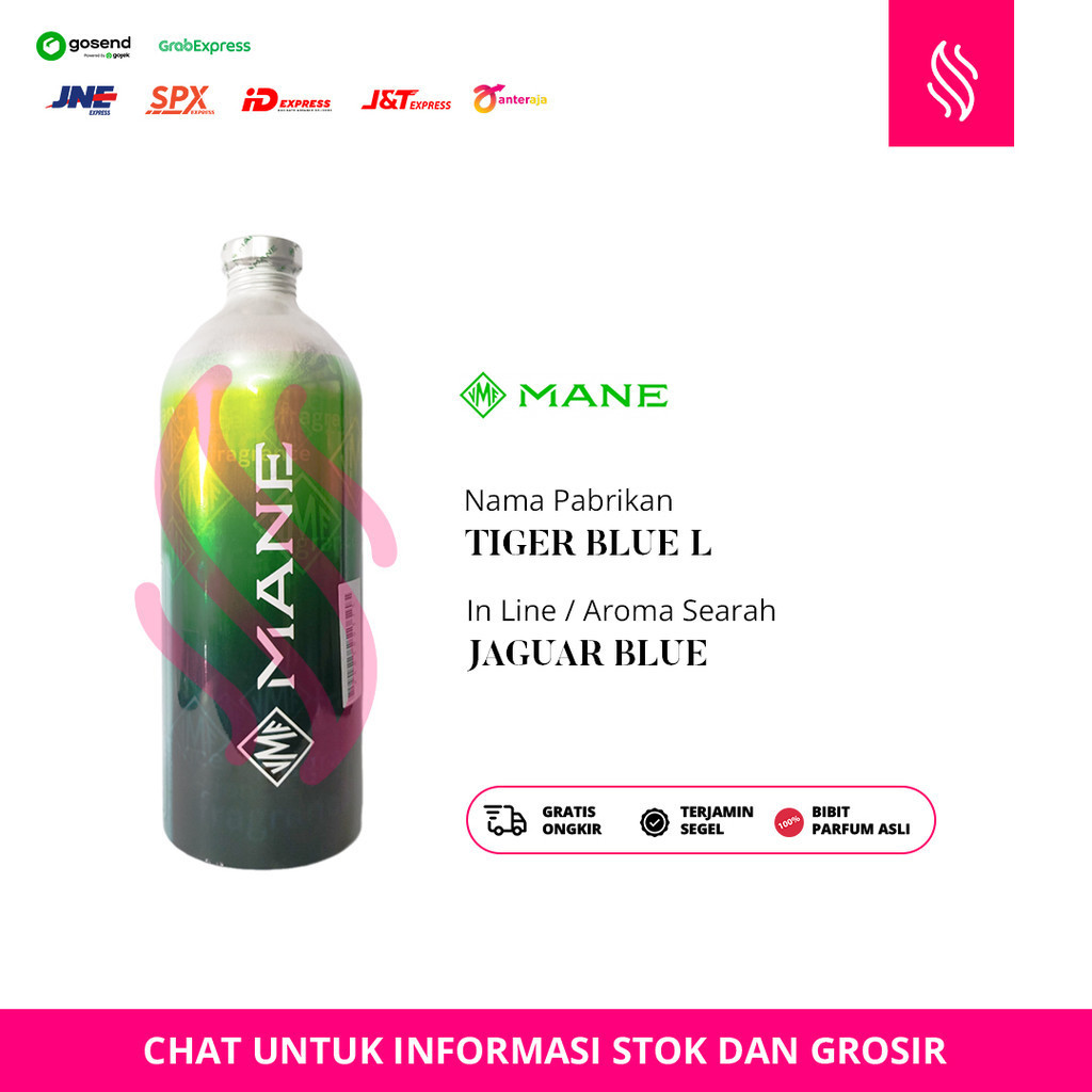 JUAL BIBIT PARFUM ASLI - MANE - TIGER BLUE L  - SEGEL - 1 KG