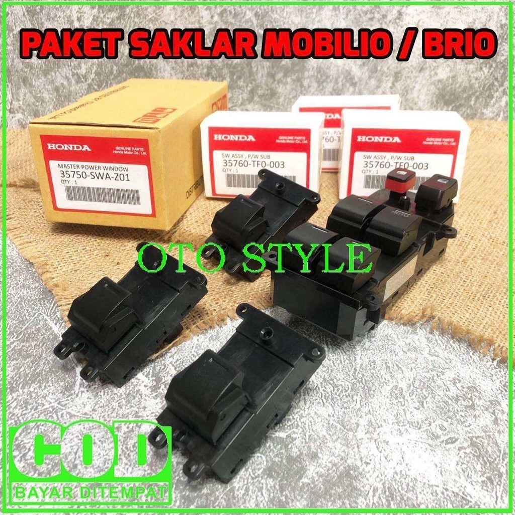 PAKET SAKLAR POWER WINDOW MOBILIO - SWITCH SAKLAR POWER WINDOW BRIO