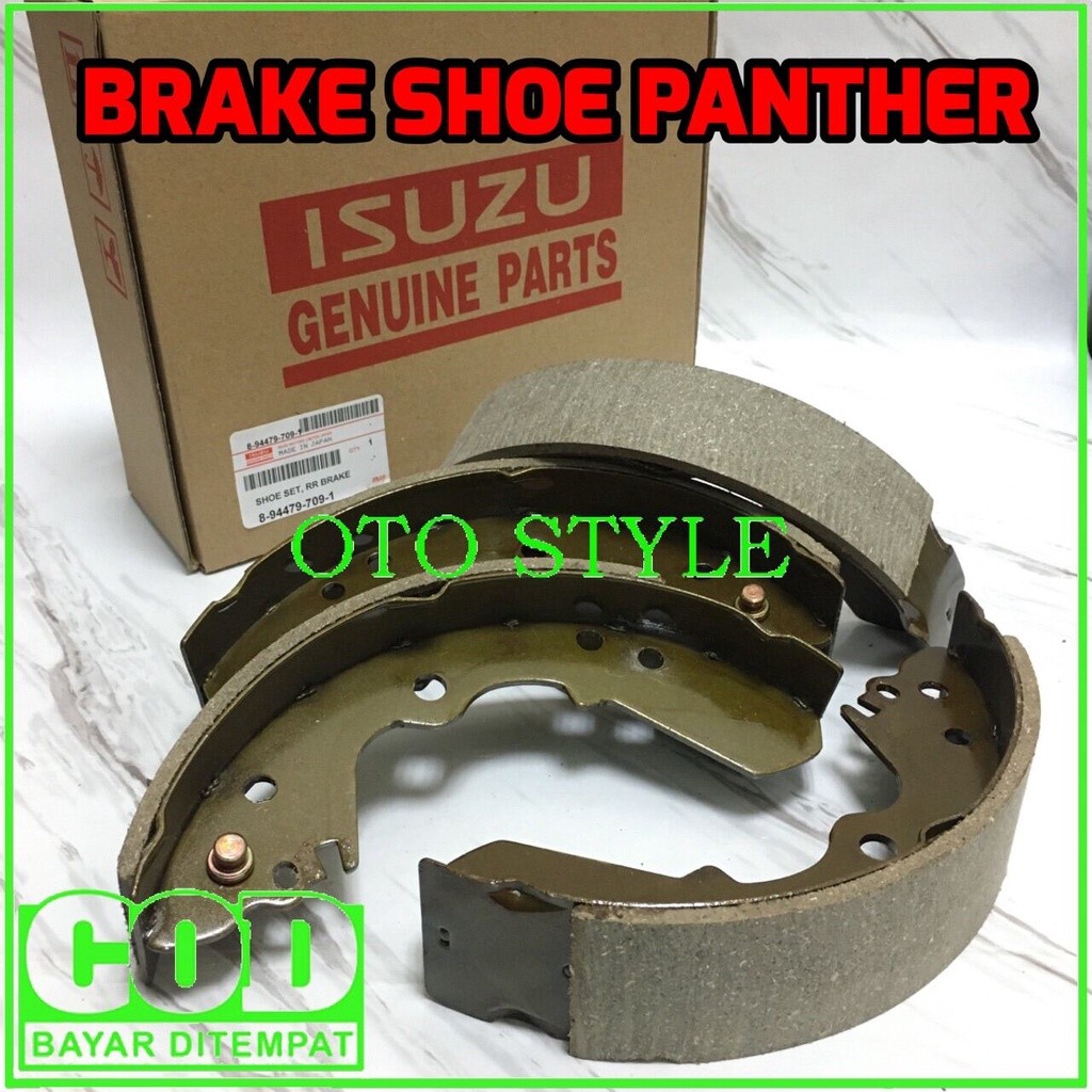BRAKE SHOE PANTHER - KAMPAS REM BELAKANG PANTHER - BRAKE SHOE KAMPAS REM BELANKANG ISUZU PANTHER