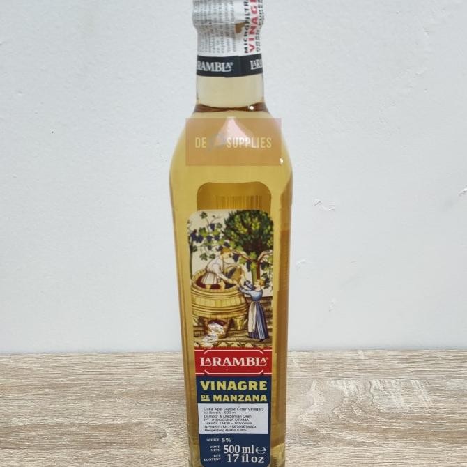 

La Rambla Apple Cider Vinegar 500ml - Cuka Apel Spanyol Larambla