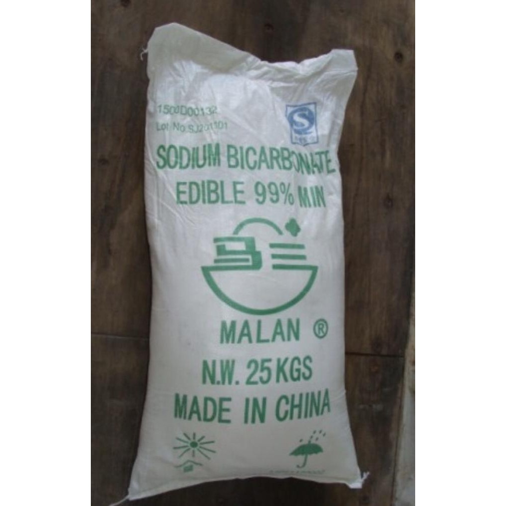 

Soda Kue - Sodium Bicarbonate Malan Food Grade 25Kg - Gosend Only!!! Promo
