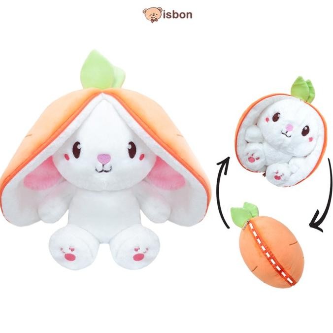 ISTANA BONEKA Kelinci Telinga Panjang Carrot Bunny Flip Wortel