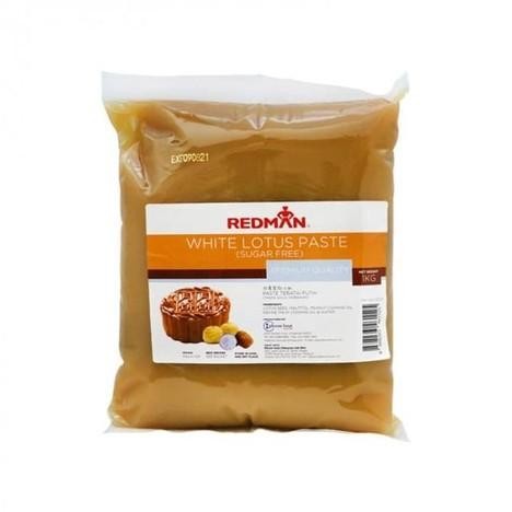 

Redman Mooncake Filling White Lotus Less Sweet 1Kg Moon Cake Paste Isian Kue Bulan Terlaris