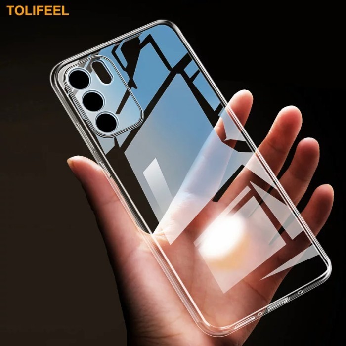 Case Oppo Reno 6 4G Case Transparan TPU Softcase