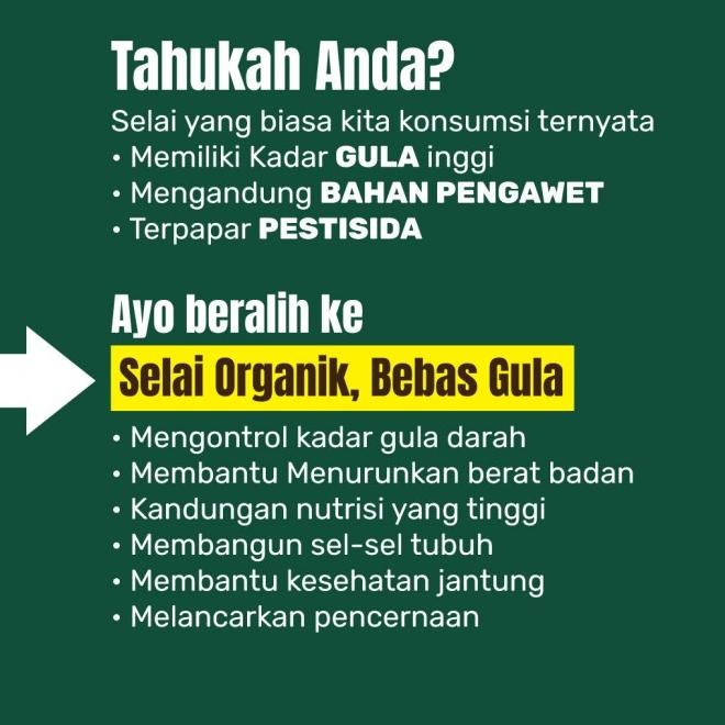 

Makanan Sehat Natural Bebas Gula Diabetes Selai Kacang U Roti