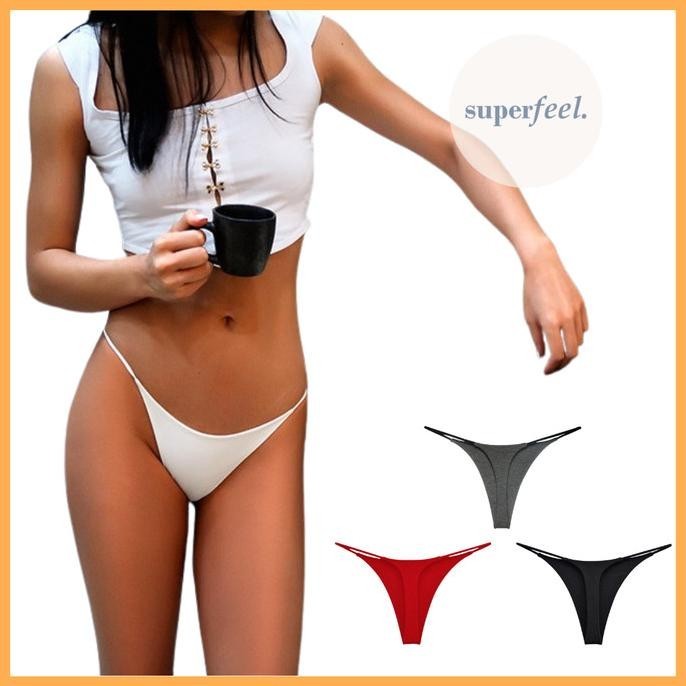 NEW SFL CD THONG SEXY LINGERIE WANITA CELANA DALAM G-STRING CEWE BRIEF 561