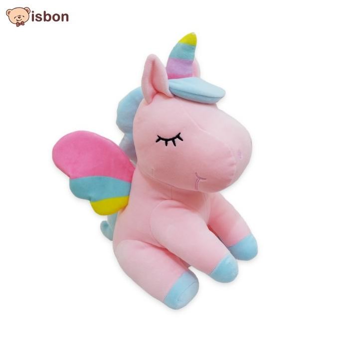 Boneka Unicorn Jumbo Istana Boneka Sit Unicorn Rainbow S Lucu