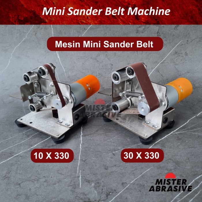 Mesin Amplas Belt 10x330 30x330 mm Electric Mini Sanding Machine Multifunctional Sander Grinder