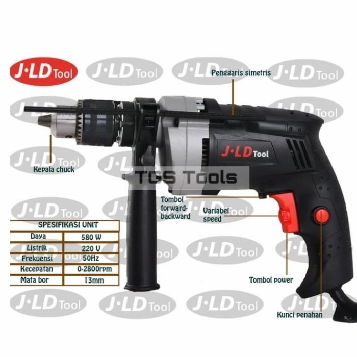 MESIN BOR beton 13mm - impact drill 13mm - bor beton 13-2 JLD
