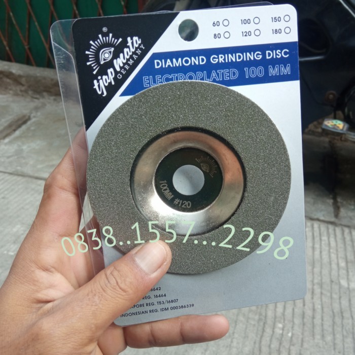 Mata poles pinggul keramik granit TJAP MATA grit 120 mata bevel granit