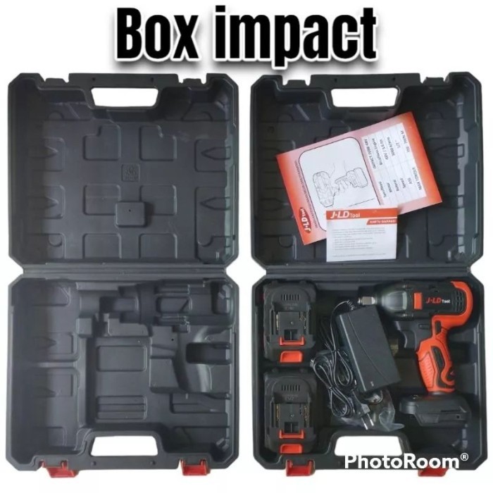 Koper box tools J.LD TOOL Bor impact Wrench dan Bor cordless baterai
