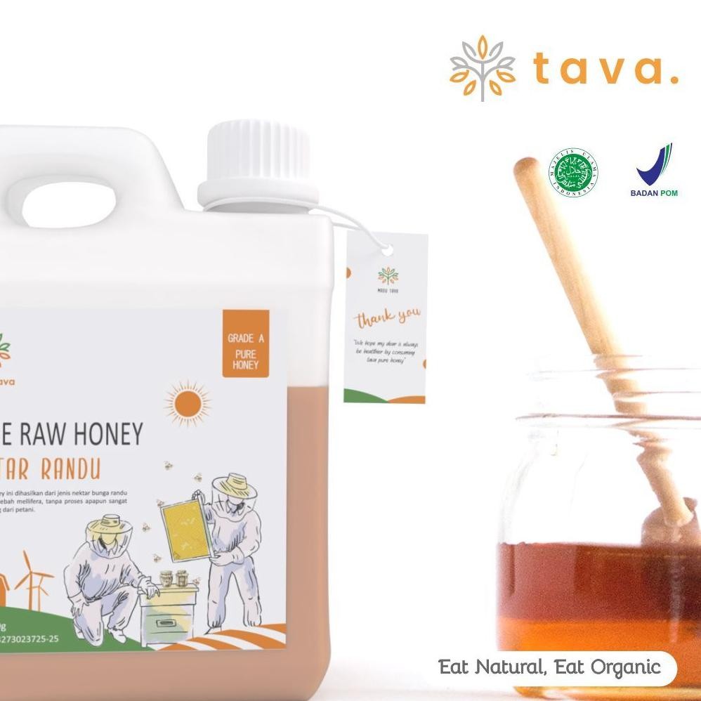 

Ready Madu Asli Murni 600Gr Tava Grade A Nek Randu 100% Ala Pure Natural Raw Honey Gratis Ongkir!
