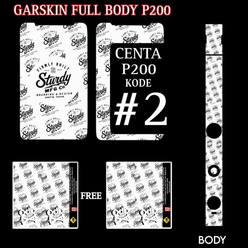 

Wrap* Stiker Inner Centaurus P200 2 Wrap Skin Stiker Garksin CUSTOM Gratis (2pcs)