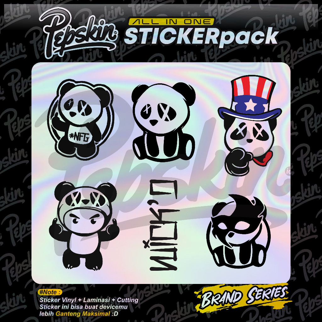 

Wrap* Pack Hologram Brandmix 02 Wrap Skin Stiker Garksin CUSTOM Gratis (2pcs)