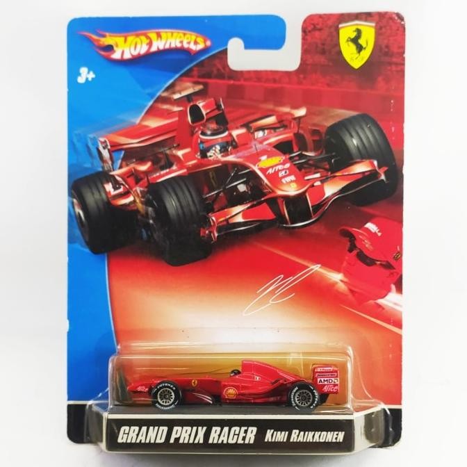 Hotwheels Ferrari Grand Prix Racer Kimi Raikkonen Hot Wheels