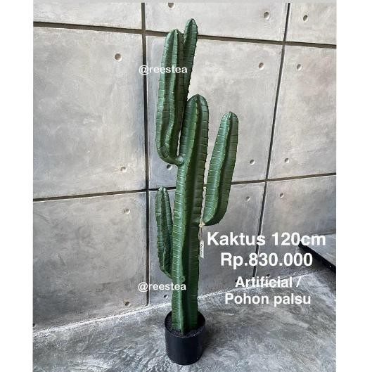 Pohon Kaktus tinggi 120cm & Koboy tinggi 140cm / Pohon Hias Palsu/Artificial plant