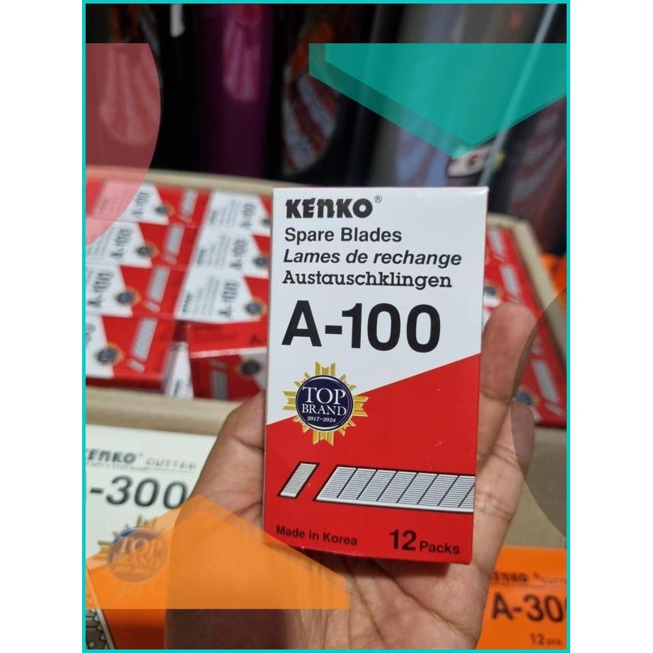 

Refill Isi Cutter KENKO A-100 A100 Untuk A300 per BOX 140BZ4 perkakas