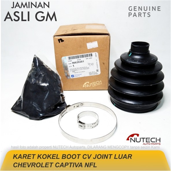 KARET KOKEL BOOT CV JOINT LUAR CHEVROLET CAPTIVA NFL ORI GM