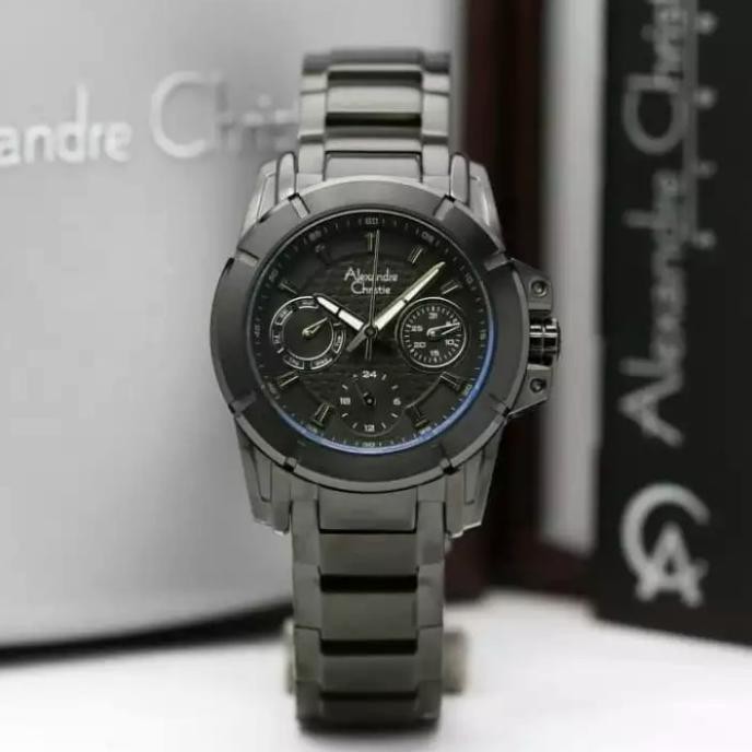 JAM TANGAN ALEXANDRE CHRISTIE AC6305/ AC 6305 ORIGINAL LADY ALLBLACK