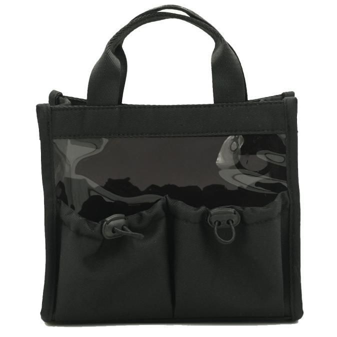 Tas Selempang Black Solid Pvc - Arum Bag