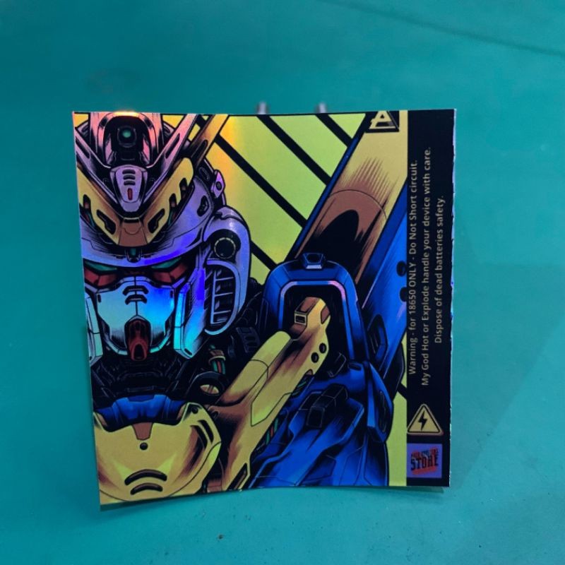 

Wrap* Pelindung Baterai Stiker Wrap Hologram 18650 Gundam Series Tebal Dan Anti Gores Skin Garksin CUSTOM Gratis (2pcs)