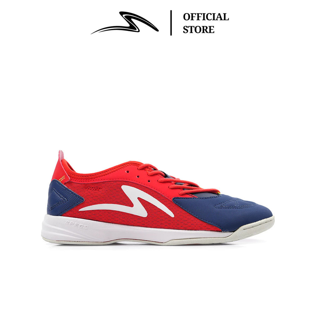 SPECS SEPATU FUTSAL METASALA RIVAL IV HIGH RISK RED BLUE ODYSSEY SPE110300024