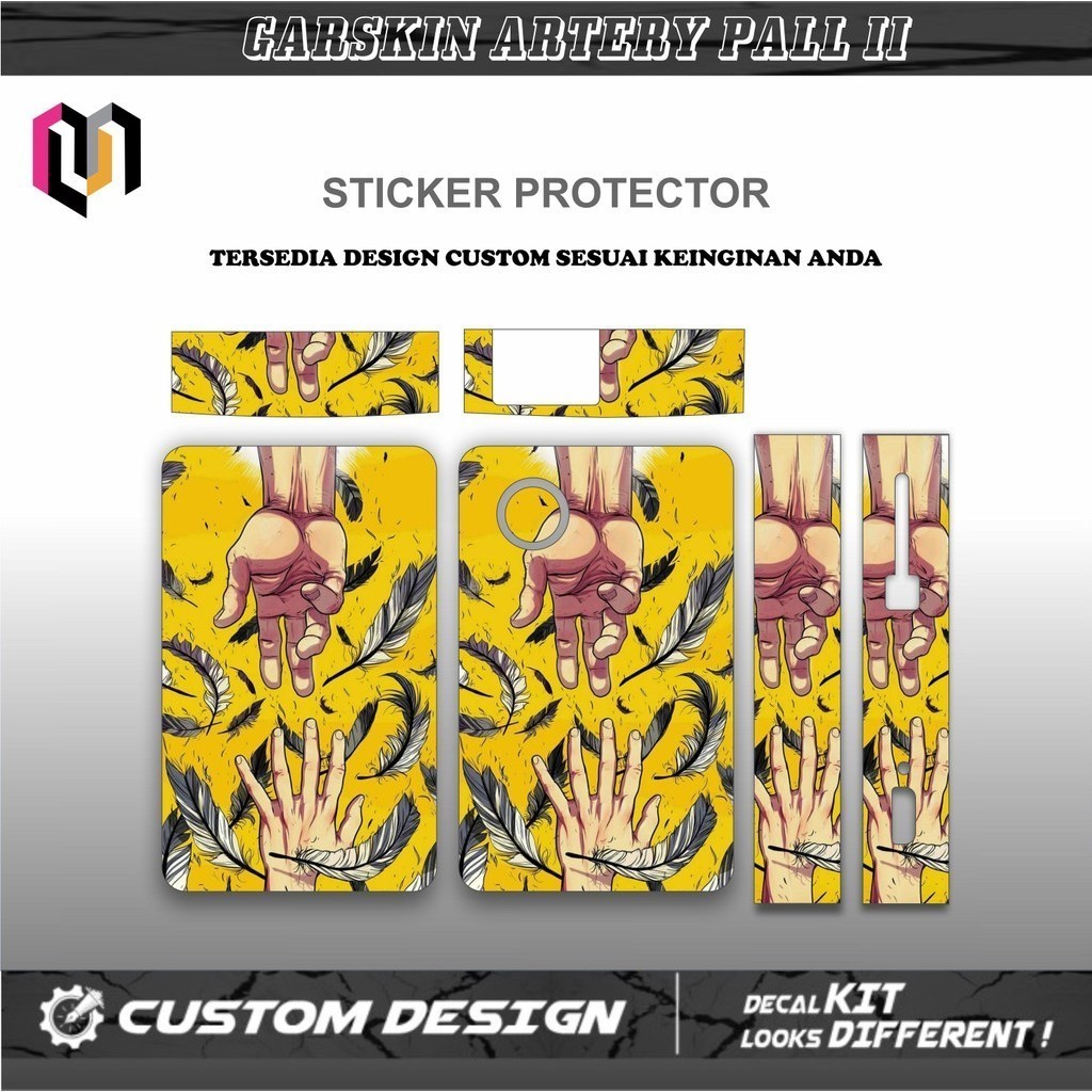 

Wrap* Artery Pall 2 Pod Wrap Skin Stiker Garksin CUSTOM Gratis (2pcs)