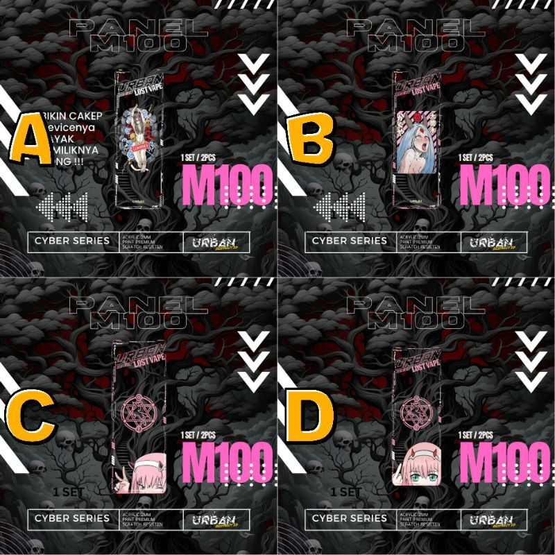 

Wrap* Dekorasi Magned Akrilik M 100 Photo Cybermatic Wrap Skin Stiker Garksin CUSTOM Gratis (2pcs)
