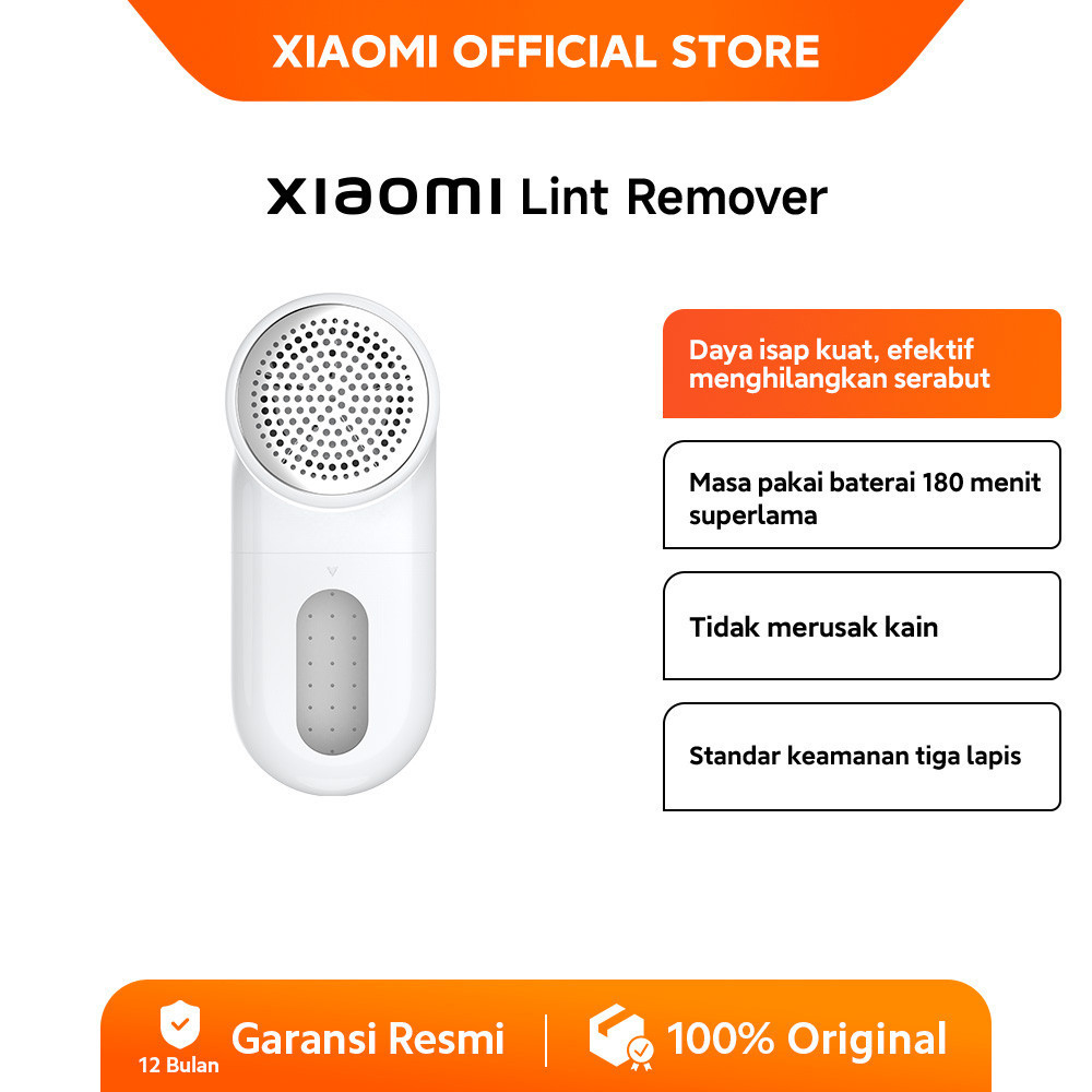 Xiaomi Lint Remover | Pemangkasan serabut yang akurat dan efisien | Baterai 180 menit | Standar keam