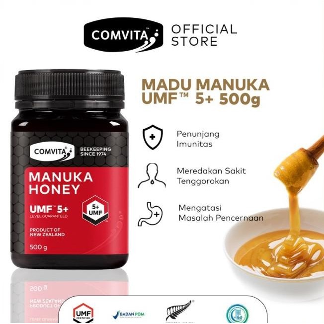 

Comvita Manuka Honey Madu Murni Ala Umf 5+ 500 G